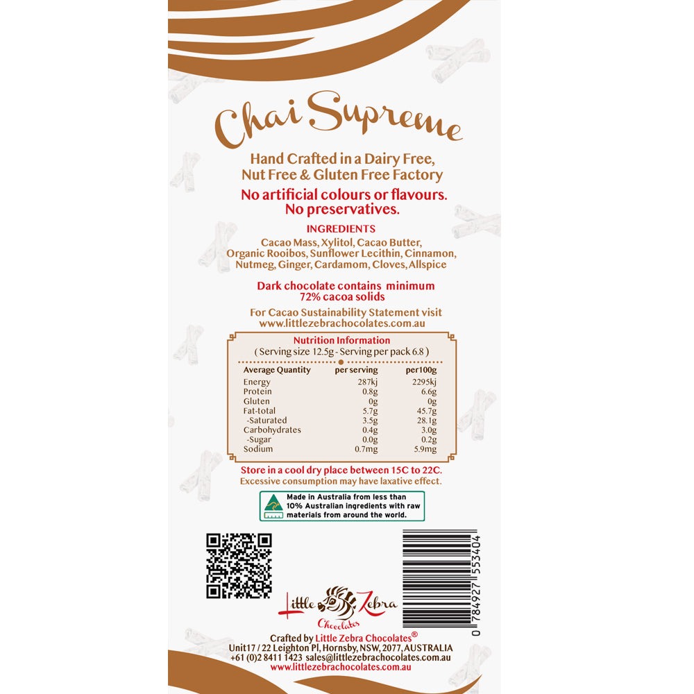 Supreme Chia Dark Chocolate